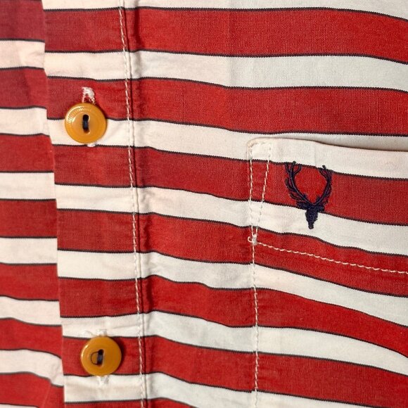 Solly Jeans Co Mens M/L (40) Stripe Dress Shirt Preppy 90s Y2K Old Money Retro - Picture 3 of 10